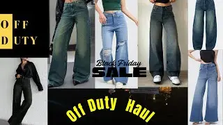 I Bought the BEST Jeans on Black Friday 😍 Off-Duty Denim Haul #viral #trending #asia #trending 