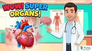 Learn About Internal Organs 🫀🧠 | Human Body for Kids | Fefdy Prime Education