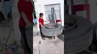 How to Fast Change tires and Repair Machine and Easy Change tires Part  1693
