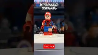 I made a LEGO BATTLE DAMAGED SPIDER-MAN! #shorts