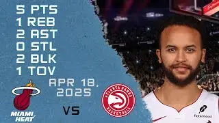 Kyle Anderson Player Full High Lowlights vs HAWKS 18 04 2025 Play In