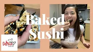 Trying out Baked Sushi! Ft. Delishio BF 💎Paula Coling