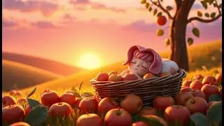 Poppy Pie and the Rolling Apple Hills 🍎🎶 | Nursery Rhyme for Toddlers Sing Along Animated Kids Songs