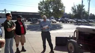 Farewell Ceremony for Old Shep the Tractor