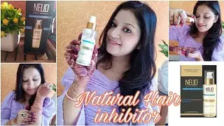 Nued Natural Hair Inhibitor | Permanent Hair Removal  Cream | 100 % Natural |