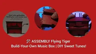 🛠️​🛠️ ASSEMBLY Flying Tiger Build-Your-Own Music Box | FULL DIY Tutorial & Sound Test