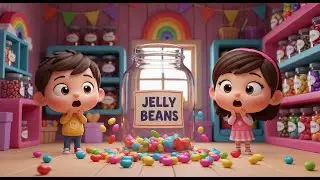 Where Did the Jelly Beans Go? 🍬🤔✨ | Fun Mystery Kids Story & Sweet Learning Adventure 🌈📚