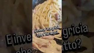 Dopo cacio e pepe e amatriciana... GRICIA BBBONAAA