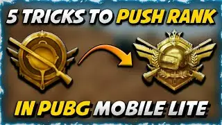 Top 5 Tricks To Push Rank In Pubg Mobile Lite | Tricks To Push Conqueror Tier In Pubg Mobile Lite 🔥