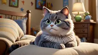 The Cat Who Slept on My Head &ndash; Nursery Rhymes Songs for Kids 🐱😴