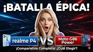 Realme P4 vs. Moto G86 Power: &iquest;Bater&iacute;a potente o solo publicidad exagerada?