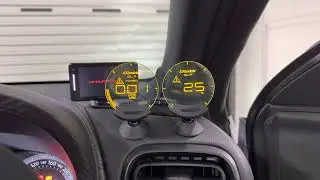 GRMN yaris  GReddy sirius visionメーター取付