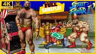 STREET FIGHTER II CHAMPION EDITION FULL GAMEPLAY ZANGIEF LongPlay  (ストリートファイターII) 4K 60FPS