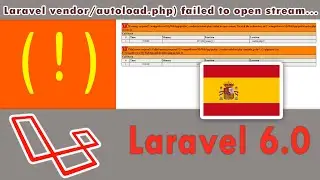 Laravel vendor/autoload.php) failed to open stream | Windows 10 | Wamp Server | Español