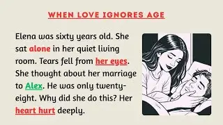 When love ignore age | English learning story| Mellow Story Book 📚