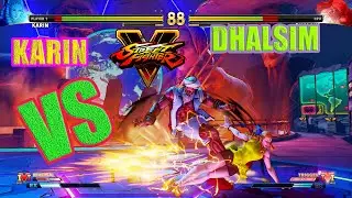 SFV CE💥KARIN vs DHALSIM🔥1080p 60FPS FHD Fight. Street Fighter FIVE KARIN vs DHALSIM PS 5 Game Play