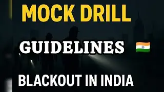 Mockdrill Guidelines By Government of India | Blackout #mockdrill #mockdrillindia #news #trending
