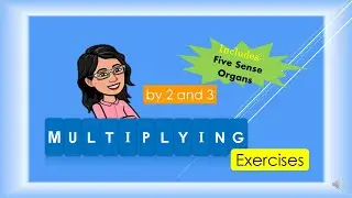 Multiply by 2 and 3 Flashcards | Five Sense Organs | Gradeschool