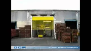 Portes rapides souples &agrave; empilage pour le secteur industriel