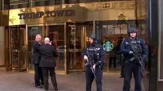 Secret Service works to secure Trump Tower