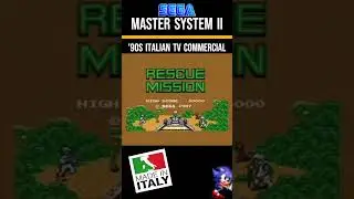 SEGA MASTER SYSTEM II PLUS ITALIAN TV COMMERCIAL #retrogaming #videogameconsole #oldtvcommercials