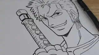 COMO DESENHAR O ZORO DE ONE PIECE PARTE 1