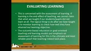 Lesson Plan Writing