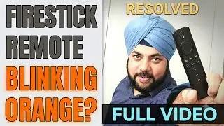 Fire TV Stick Remote Not Working Or Pairing || Remote not working with Orange Light 2022