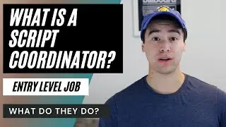 What is a Script Coordinator and What Do They Do? (Entry Level Jobs in Animation)