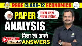 RBSE Class 12 Economics Paper Analysis 2024🔥28 March Economics Paper✅Board Exam 2024 | Madhav Sir