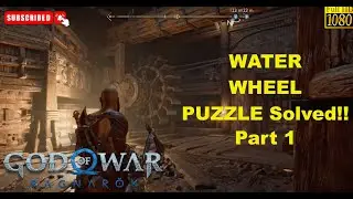 Myrkr Tunnels WATER WHEEL PUZZLE Solved FAST! (Forging Destiny - Open the Gate) God of War Ragnarok