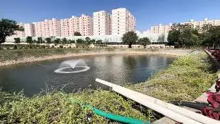 Infosys Pocharam office water fountain 