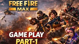 Free fire max | 4vs4 game play | part-1 | 🤣Ethir Parkaadha Sambavam😱🥵
