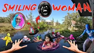 7 SPIDERMAN Vs SMILING WOMAN REAL LIFE ESCAPE 291.0 (Horror Parkour Pov Short) | Epic POV