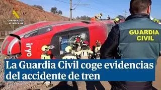 Cogen evidencias del accidente de tren: 
