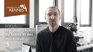 FOCUS SUR... le master Chimie du solide et des mat&eacute;riaux en alternance