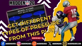 How to Win More Games with 3 Blitz Setups from Nickel 3-3 Odd in Madden 26