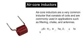 Air-core inductors are commonly used in filtering, choke, and antennas, etc.#inductor #coils