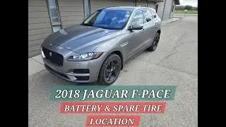 Jaguar F Pace Main Vehicle Battery and Spare Tire Location 2017-2021 12V BATTERY JAGUAR XE JAGUAR XF
