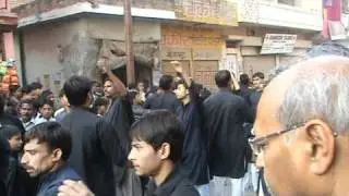 Sandila Muharram Noha and Matam on 10th Muharram Anjuman-e-Rizvia