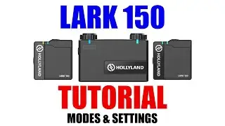 Lark 150 Tutorial [ All Modes & Settings Explained ] Hollyland Dual Wireless Lav Mic System