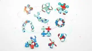Creative play in marine colours! - Clixo Tiny and Mighty Marine Pack 9pcs