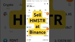 Sell hamster token in binance | hamster sell in binance | how to sell hamster token in binance #fyp