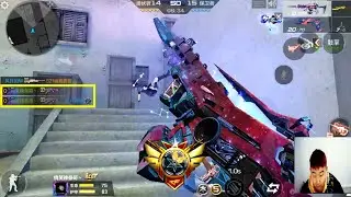 CF手游搞笑辣条哥：M4A1星象这把枪的击杀播报，超越王者系列武器