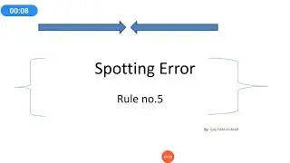 #commonerror ll spotting error part-6 ll #howtofindCommonerror ll Common error कैसे find करे ।।