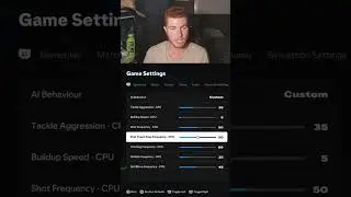 NEW EA FC 25 Realistic Sliders For 20 Minute Halves