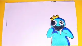 Rainbow Friends Easy DIY ,Fun Art and Crafts |Art By Akash