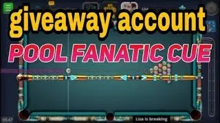 Giveaway#2 pool fanatic cue | 1 account | Technical Taco Boy | TTB