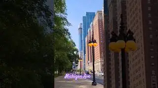 Chicago City 💖 Michigan Ave #shorts #chicago #viral