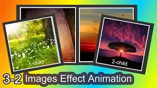 Images Effects with HTML and CSS using Animation & Z-index | #3-2